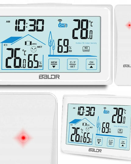 Orai stotelė su ekranu Baldr BD-910, balta