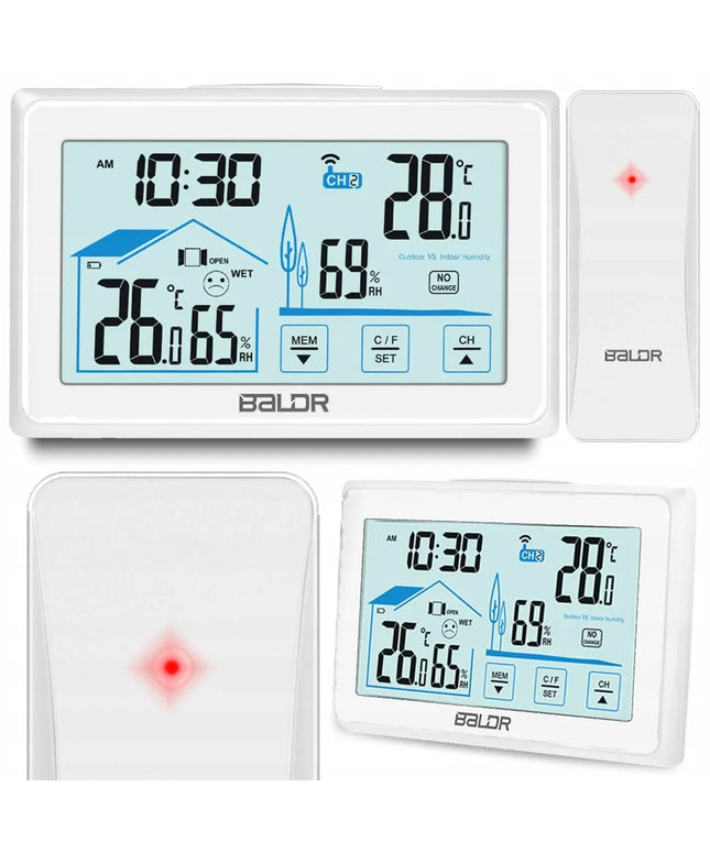 Orai stotelė su ekranu Baldr BD-910, balta