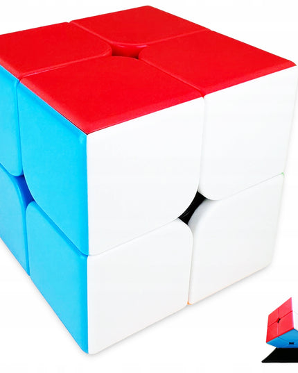 Originali MoYu 2x2 loginė dėlionė – greita, sureguliuotas kubas + stovas