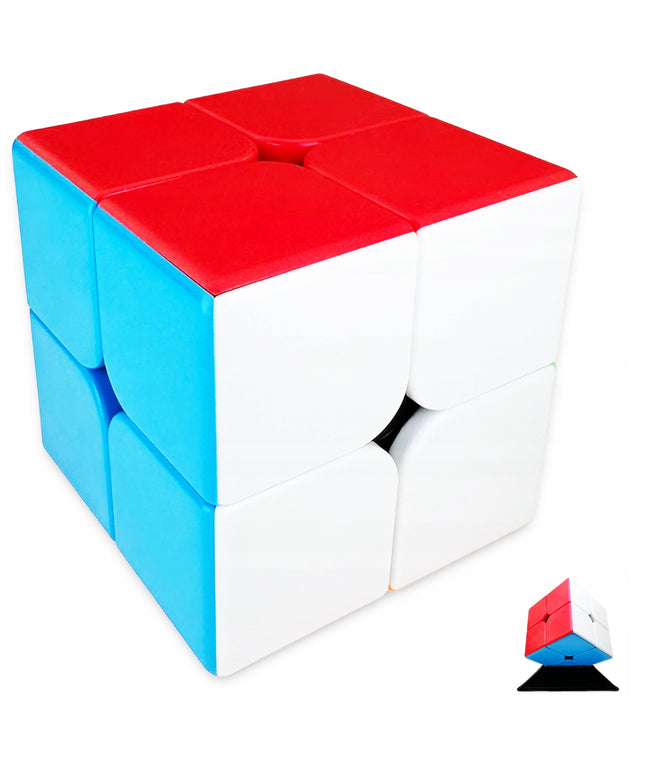 Originali MoYu 2x2 loginė dėlionė – greita, sureguliuotas kubas + stovas