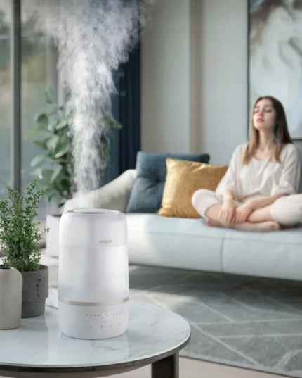 Oro drėkintuvas Philips HU1510/04 3L 275ml/h laikmatis 34dB 2 režimai baltas