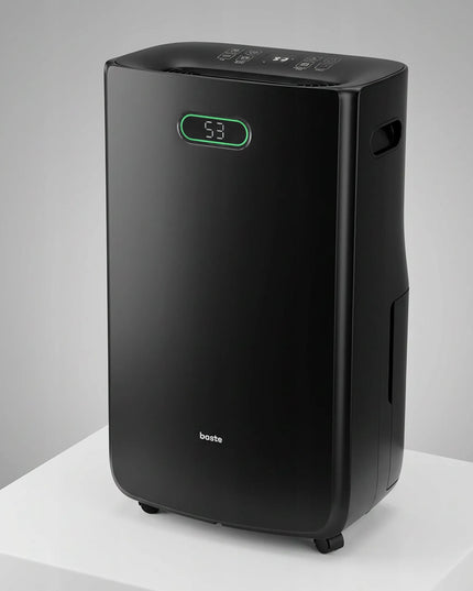 Oro sausintuvas BOSTE drėgmės surinkėjas 20L 6,5L higrostatas LED HEPA 13
