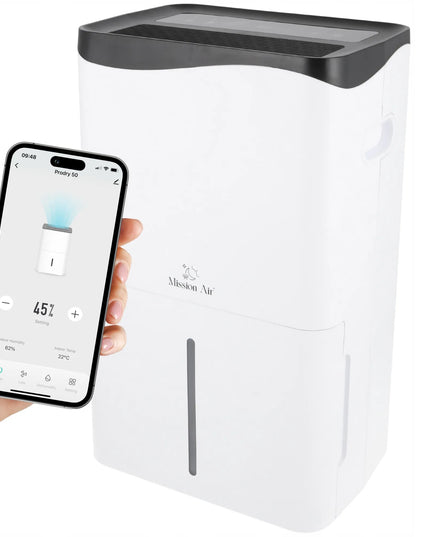 Oro sausintuvas buitinis drėgmės surinkėjas Mission Air PRO 50L/24h WiFi
