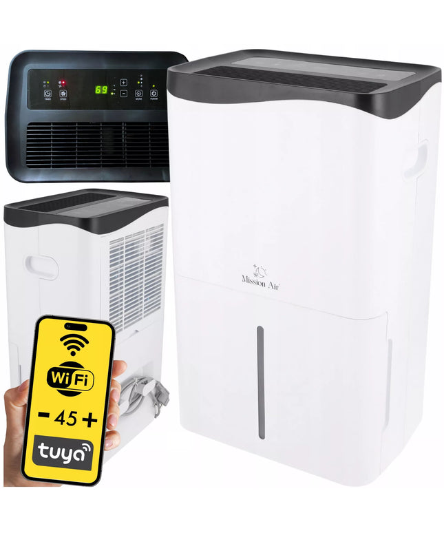Oro sausintuvas buitinis drėgmės surinkėjas Mission Air PRO 50L/24h WiFi