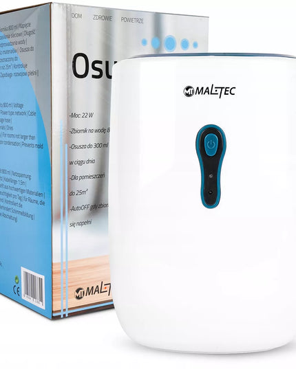 Oro sausintuvas drėgmės sugėriklis tylus efektyvus Maltec 0,8L