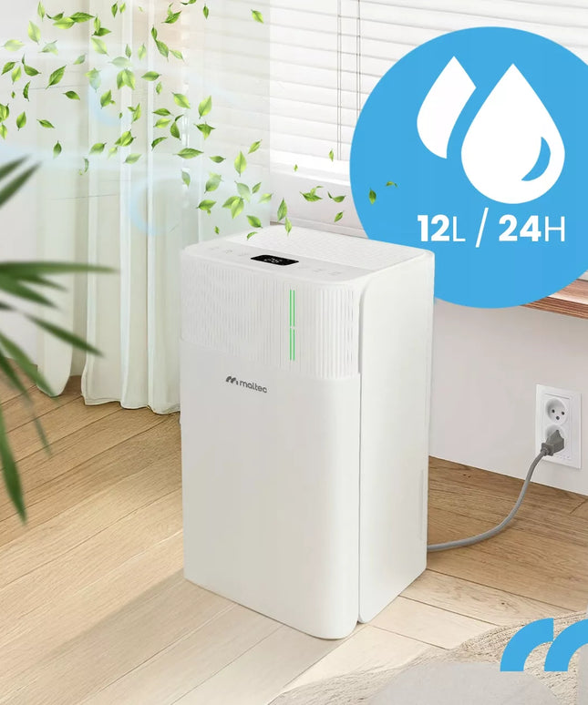 Oro sausintuvas drėgmės sugėriklis tylus WiFi laikmatis higrostatas 12L/24H
