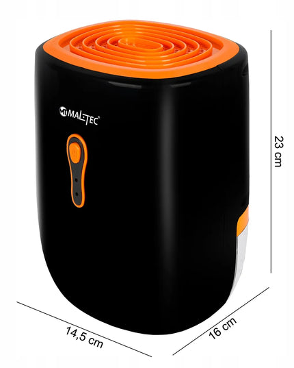 Oro sausintuvas Maltec DH-800, drėgmės sugėriklis, tylus ir efektyvus, 0,8 l, juodas