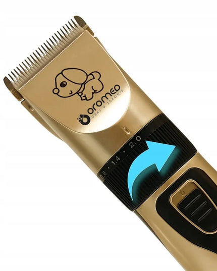 Oromed ORO-PET CLIPPER USB gyvūnų kirpimo mašinėlė, auksinė