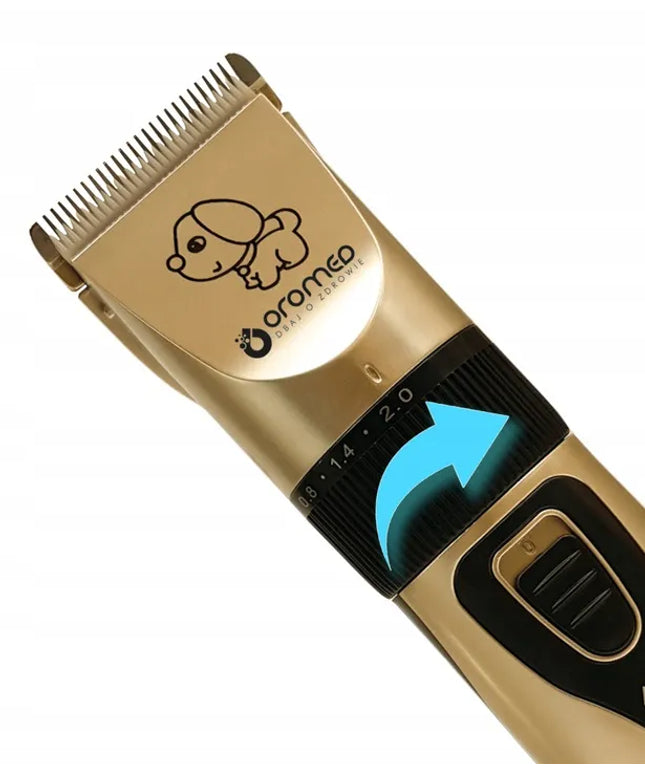Oromed ORO-PET CLIPPER USB gyvūnų kirpimo mašinėlė, auksinė