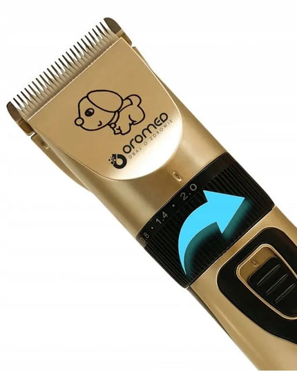Oromed ORO-PET CLIPPER USB gyvūnų kirpimo mašinėlė, auksinė