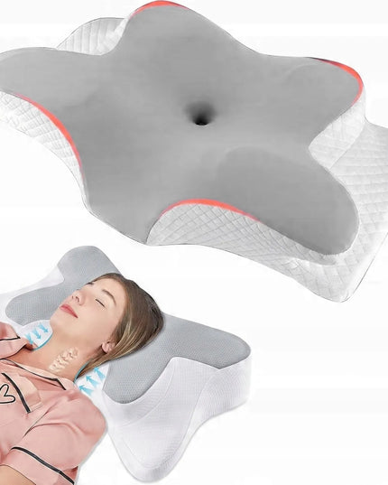 Ortopedinė pagalvė iš „Memory Foam“ putų – skirta nugaros skausmo malšinimui ir knarkimo mažinimui