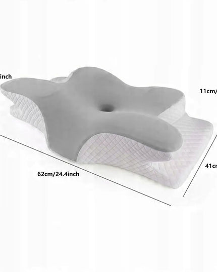 Ortopedinė pagalvė iš „Memory Foam“ putų – skirta nugaros skausmo malšinimui ir knarkimo mažinimui