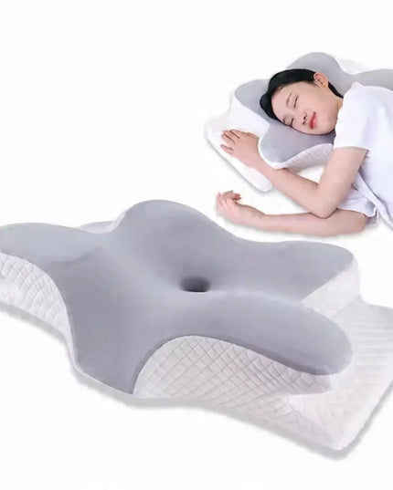 Ortopedinė pagalvė iš „Memory Foam“ putų – skirta nugaros skausmo malšinimui ir knarkimo mažinimui