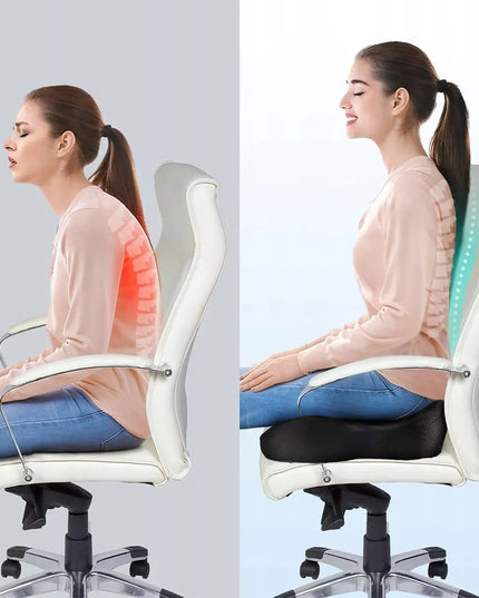 Ortopedinė sėdynės pagalvė, ergonomiška su atminties putomis