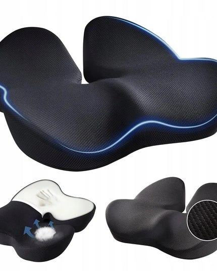 Ortopedinė sėdynės pagalvė, ergonomiška su atminties putomis