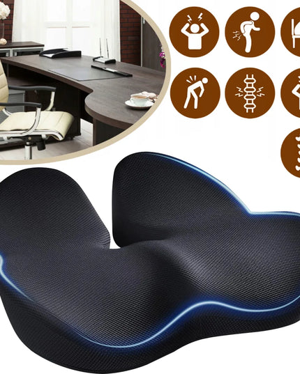 Ortopedinė sėdynės pagalvė, ergonomiška su atminties putomis