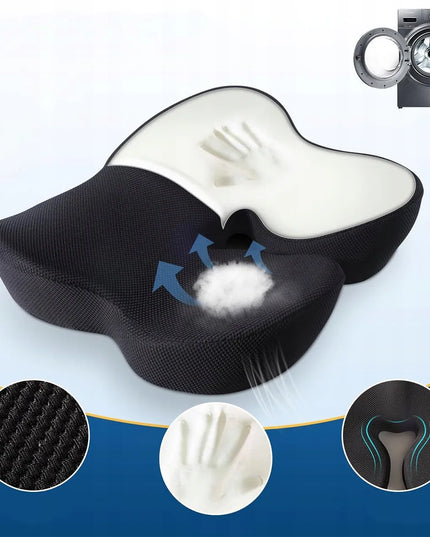 Ortopedinė sėdynės pagalvė, ergonomiška su atminties putomis