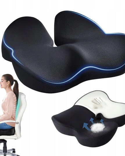 Ortopedinė sėdynės pagalvė, ergonomiška su atminties putomis