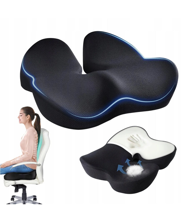 Ortopedinė sėdynės pagalvė, ergonomiška su atminties putomis