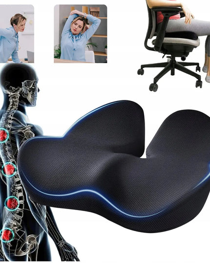 Ortopedinė sėdynės pagalvė, ergonomiška su atminties putomis