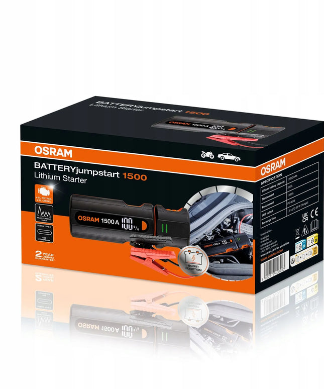 Osram automobilio užvedimo įrenginys Booster Jump Starter 1500 12V