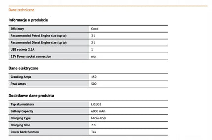 OSRAM BATTERYstart 200 12V 6000mAh automobilinis paleidiklis