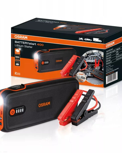 Osram Jump Starter BATTERYstart 400 12V 16800mAh nešiojamas užvediklis