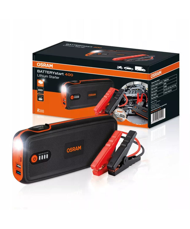 Osram Jump Starter BATTERYstart 400 12V 16800mAh nešiojamas užvediklis