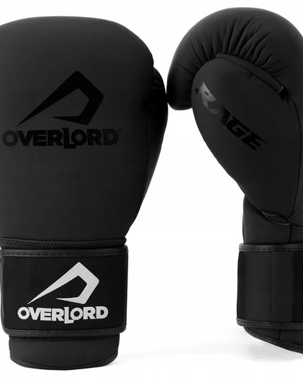 Overlord Rage bokso pirštinės, juodos, 14oz