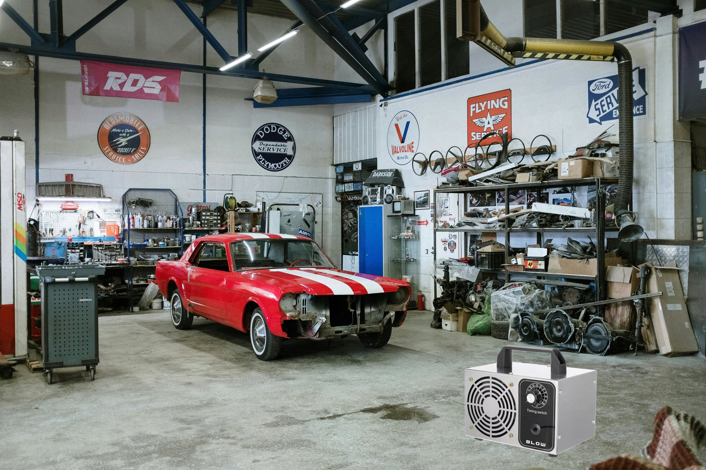 Ozonatorius oro valytuvas 60 000 mg/h su laikmačiu 120W patalpų ir automobilių dezinfekcijai