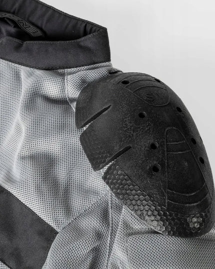 Ozone Dart Silver/Black tekstilinė motociklininko striukė