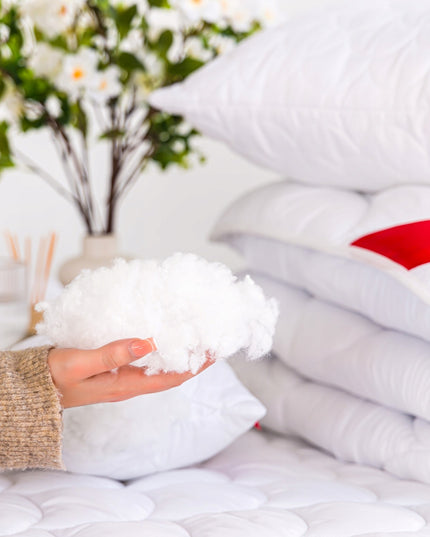 Pagalvės 2vnt 50x60 Softimi antialerginės su užtrauktuku skalbiamos minkštos baltos pagalvės miegui Lenkijos gamybos