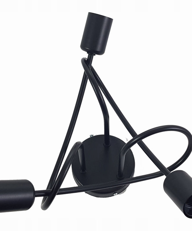 Moderni loft stiliaus pakabinama lubinė lempa „Edison“ (3xE27)