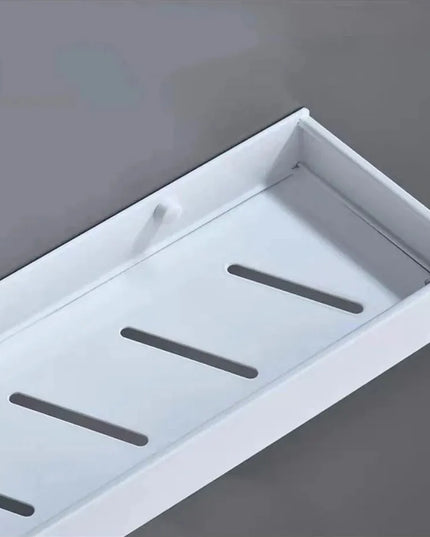 Pakabinama vonios lentyna LOFT 40 cm balta, metalinė
