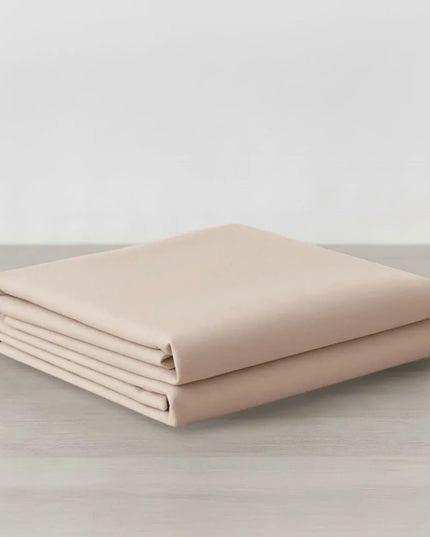 Paklodė 160x200 smėlio spalvos JERSEY su guma MATERACYK Lenkiška