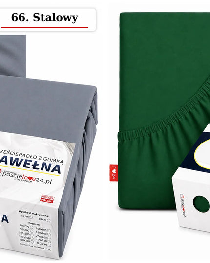 Paklodė 90x200 su guma, stora medvilnė, pagaminta Lenkijoje, 165g, įvairios spalvos