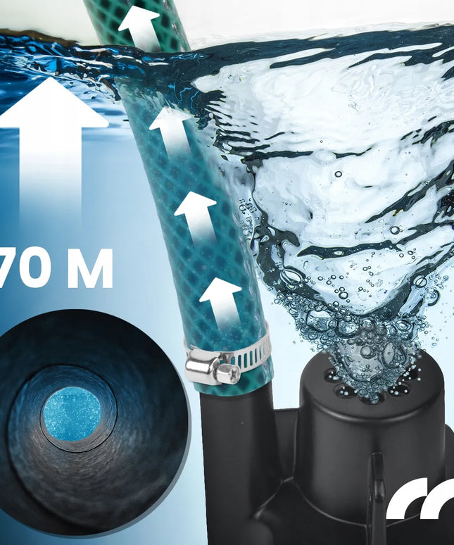 Panardinamasis švaraus vandens siurblys šuliniams MalTec 480W