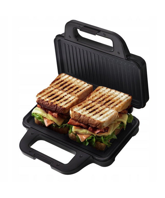 Panini sumuštinių keptuvė – elektrinė grilinė 2in1 Camry CR 3067, 1400W, nelimpanti danga, XXL plokštės