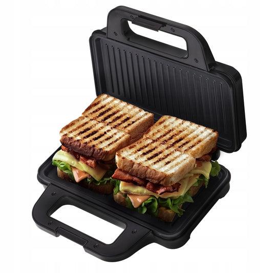 Panini sumuštinių keptuvė – elektrinė grilinė 2in1 Camry CR 3067, 1400W, nelimpanti danga, XXL plokštės