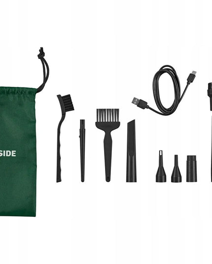 Parkside akumuliatorinis pūstuvas, universalus siurblys, mini dulkių siurblys 3 viename, 12 V