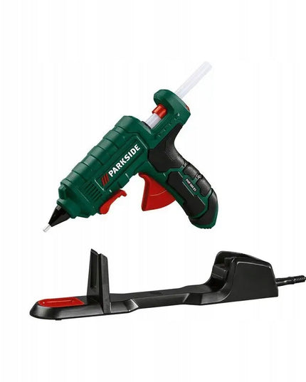 Parkside klijų pistoletas PHP 500 E3, 25W, 11mm, su įkrovimo stotele