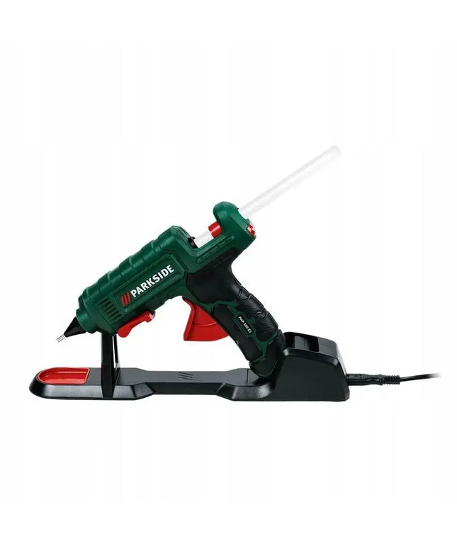 Parkside klijų pistoletas PHP 500 E3, 25W, 11mm, su įkrovimo stotele
