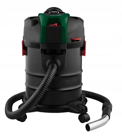Parkside PAS 20 pramoninis dulkių siurblys pelenams, židiniams ir grindims, 1000 W