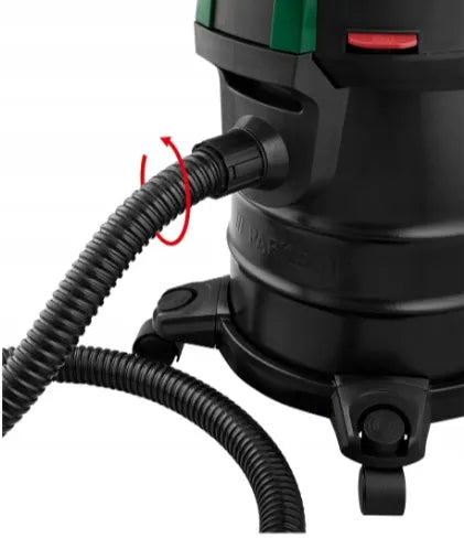 Parkside PAS 20 pramoninis dulkių siurblys pelenams, židiniams ir grindims, 1000 W