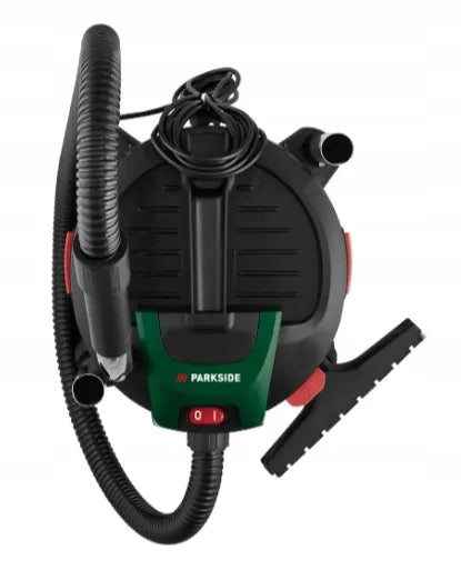 Parkside PAS 20 pramoninis dulkių siurblys pelenams, židiniams ir grindims, 1000 W