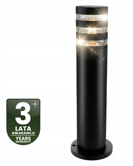 Pastatomas lauko sodo šviestuvas stulpas, IP54, E27 LED, 40 cm, vandeniui atsparus