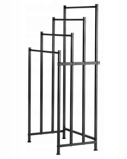 Pastatomas rankšluosčių laikiklis Vilde, metalinis, juodas