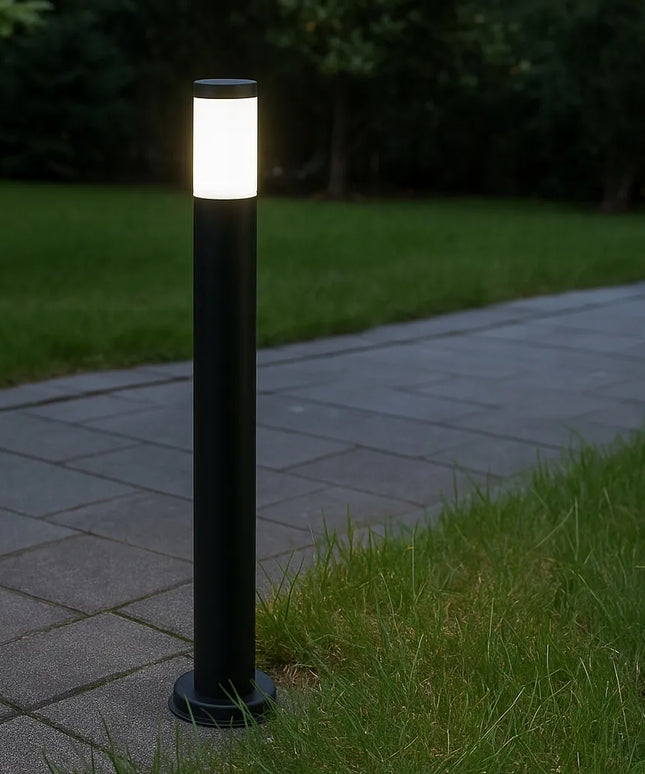 Pastatomas sodo LED šviestuvas stulpas 80cm išorinis E27 LED