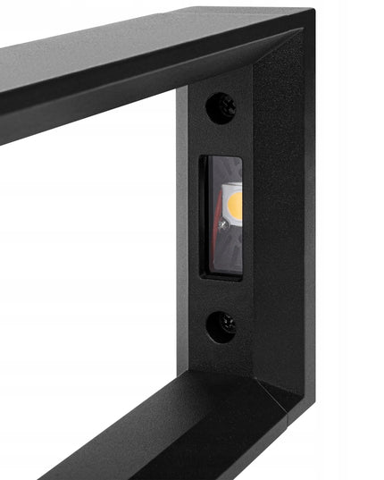 Pastatomas sodo šviestuvas stulpas 60cm 762lm, lauko, 4000K LED, juodas