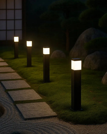Pastatomas sodo šviestuvas stulpas 65cm lauko E27 LED